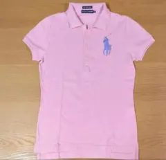 Ralph Lauren スキニーポロシャツ M ピンク