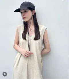 TODAYFUL Leather Cord Cap ブラックのサムネイル