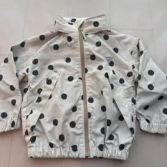 ブリーズ ドット柄 ウィンドブレーカー 110 女の子
