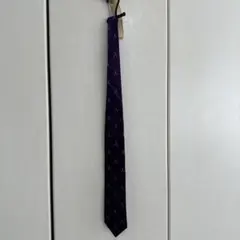 DAKS ホッケー柄 ネクタイ 紫