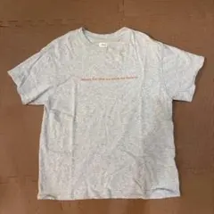 アングリッド プリントTシャツ　グレー