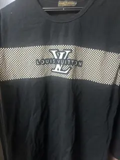 特別価格LOUIS VUITTON ブラック Tシャツ チェッカーパターン