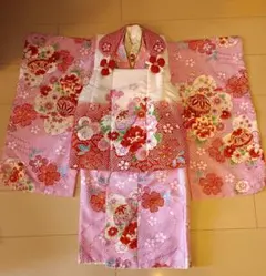 まゆ様専用 美品 花ひめ 七五三 被布セット 3歳用 ピンク - メルカリ