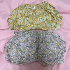 Bijoux & Bee フリル花柄パンツ 95cm以下　2枚セットのサムネイル