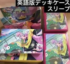 英語版ポケカ ポケットモンスター ナンジャモ＆ハラバリー デッキケース スリーブ