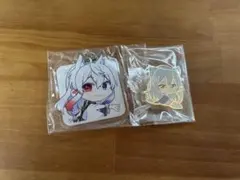 からぴち　カラフルピーチ　どぬく　アクリルキーホルダー　ピンバッチ　セット