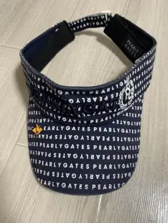PEARLY GATES ネイビー バイザー フリーサイズ