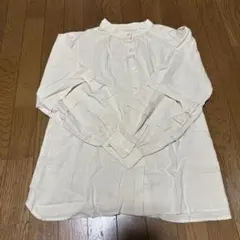 Cepo セポ 《M》 洗えるバンドカラーシャツ ティアード袖 無地 おしゃれのサムネイル