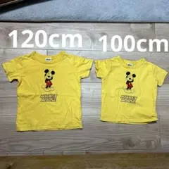 BREEZE ミッキーマウス Tシャツ 100cm 120cm 2点セット
