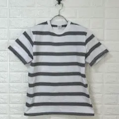 IGNIO　イグニオ　Ｍサイズ　デザインボーダー　白　黒　大人可愛い　キレイめのサムネイル