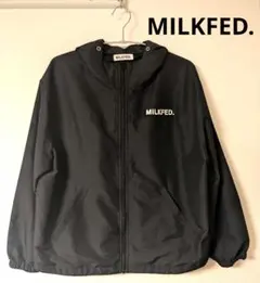 MILKFED. ブラック ナイロンパーカー 美品 フリーサイズ