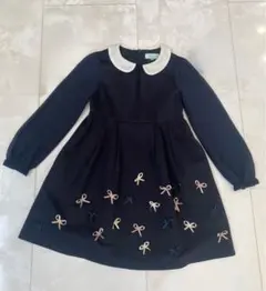 tocca 120 ネイビー ワンピース 卒園式　入学式