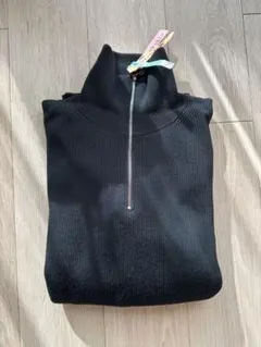 ハーフジップ ニット