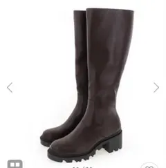 【美品/ Lサイズ】RANDA ストレッチ トラックソールロングブーツ