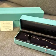 Tiffany T スマイル　ブレスレット　ローズゴールド　K18 ティファニーのサムネイル