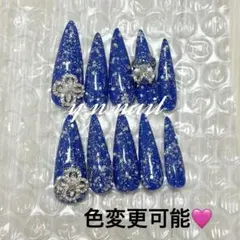 韓国　ギャル　ネイルチップ　ネイル　ロング　スナ系　量産型　y2k ワンホン