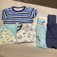 ベビーパジャマ 半袖 腹巻付き