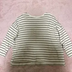 chocolat raffine 長袖ボートネック Tシャツ