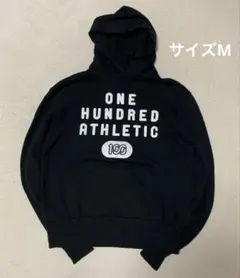 100A ONEHUNDRED ATHLETIC フーディ　 ブラック 宇野薫