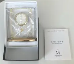 MIKIMOTO 置時計 ゴールド