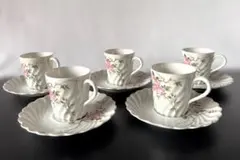 MarieDaage リモージュ ティーカップ ピンク カップアンドソーサー 