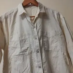studio CLIP アイボリー 長袖シャツ M