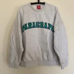 Paragraph グレー トレーナー