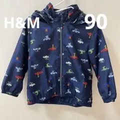 車柄フード付きジャケット 95cm未満