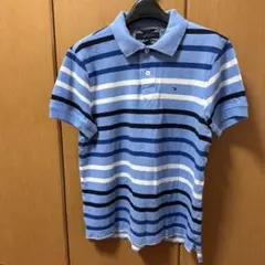 Tommy Hilfiger ストライプ ポロシャツ