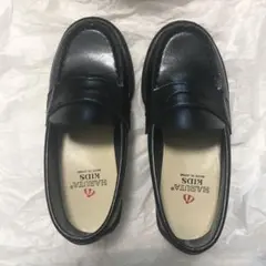 HARUTA KIDS 黒ローファー・フォーマルシューズ18.0㎝