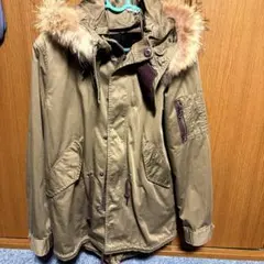 TKMIXPICE ﻿ ミリタリージャケット　Y2K モッズコート　ファー　S