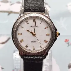 新品電池　SEIKO Exceline 8420-0390D 極美品 純正ベルト 新品電池 SEIKO Exceline 8420-0390D 極美品 純正ベルト - メルカリ