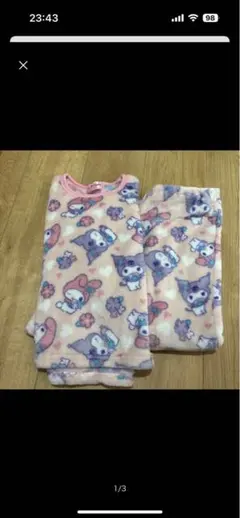 マイメロディ　もこもこパジャマ120cm