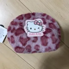 ハローキティ ポーチ ピンク ヒョウ柄