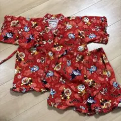 アンパンマン ベビー甚平 95cm レッド