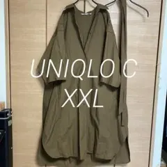 UNIQLO C コットンオーバーサイズシャツワンピース　XXL