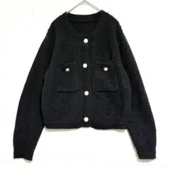 グレイル　ニットカーディガン　黒　F