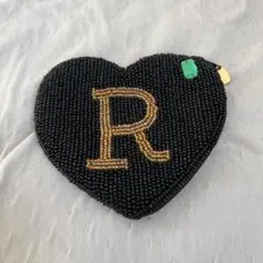 ハート型ビーズコインケース R