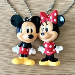 東京ディズニーリゾート ミッキー ミニー キス ペアキーホルダー