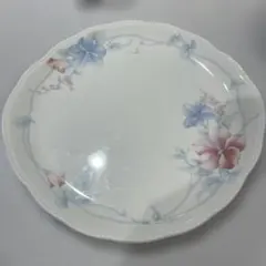 noritake 花柄の円形皿