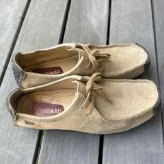 Clarks ORIGINALS スエード カジュアルシューズ ベージュ