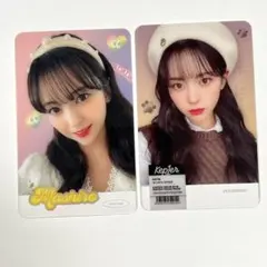 Kep1er Qoo10アルバム特典クリアトレカ　2枚セット　マシロ