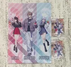 くら寿司×にじさんじコラボ　SMC組クリアファイル＆カードセット