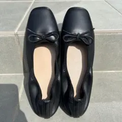 バレエシューズ ブラック M