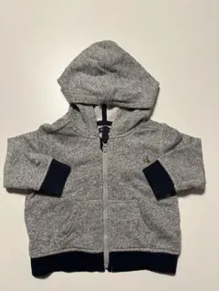 babyGap ベビーギャップ　フルジップパーカー グレー 70cm