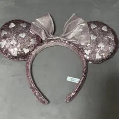 ディズニー　カチューシャ　ミニー　ハート　ピンク