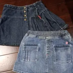 コムサイズム LAG MART　デニムスカート LAGMAT　100 110