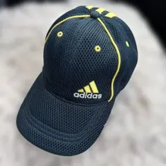 adidas アディダス キャップ フルメッシュ刺繍ロゴ頭周り54から57センチのサムネイル