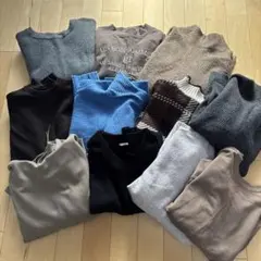 長袖ニットセーターセット　まとめ売り　11点セット