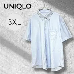 ユニクロ　半袖　ドライ　イージーケアコンフォート　ストライプシャツ